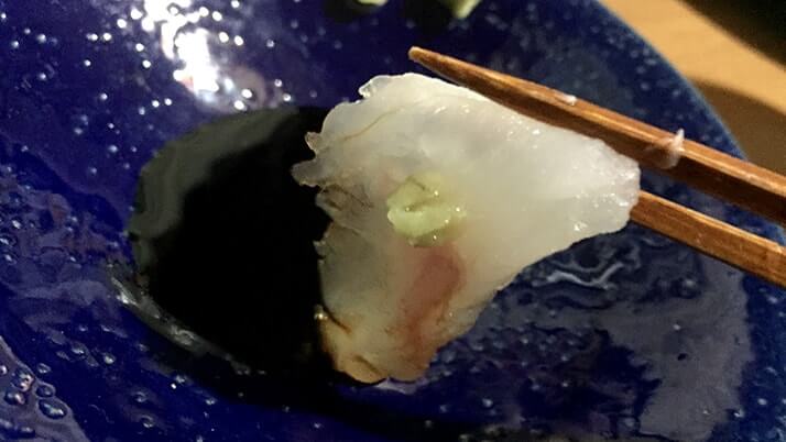 釣ったヒラメの薄造り・潮汁と小サバの天ぷら…〆はヒラメ茶漬け！